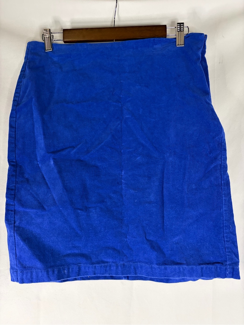 Classic Blue Women's Corduroy Skirt